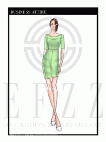 夏季時尚OL女裝職業(yè)裝設(shè)計(jì)圖523
