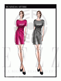 夏季時尚OL女裝職業(yè)裝設(shè)計圖531