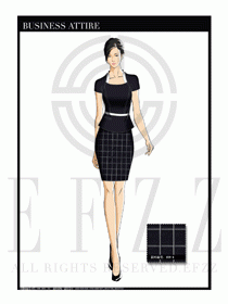 夏季時(shí)尚OL女裝職業(yè)裝設(shè)計(jì)圖533