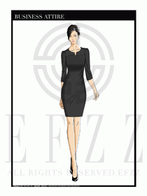 夏季時(shí)尚OL女裝職業(yè)裝設(shè)計(jì)圖538