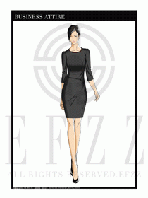夏季時尚OL女裝職業(yè)裝設計圖535