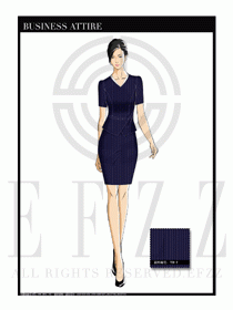 夏季時尚OL女裝職業(yè)裝設計圖544
