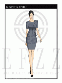 夏季時(shí)尚OL女裝職業(yè)裝設(shè)計(jì)圖547