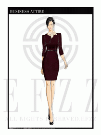 夏季時(shí)尚OL女裝職業(yè)裝設(shè)計(jì)圖549