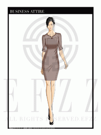 夏季時尚OL女裝職業(yè)裝設計圖556