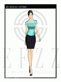 夏季時(shí)尚OL女裝職業(yè)裝設(shè)計(jì)圖555