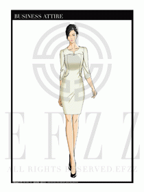 夏季時尚OL女裝職業(yè)裝設(shè)計圖560