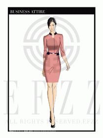 夏季時尚OL女裝職業(yè)裝設(shè)計圖563