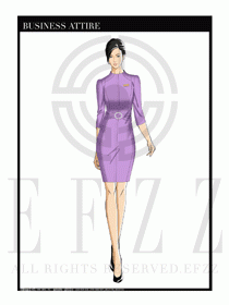 夏季時尚OL女裝職業(yè)裝設(shè)計圖564
