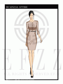 夏季時尚OL女裝職業(yè)裝設(shè)計圖562