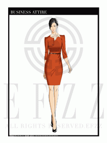 夏季時尚OL女裝職業(yè)裝設(shè)計圖571