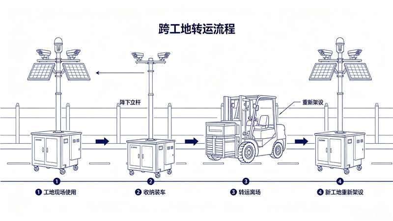 工地無電無網怎么裝監控？友聯哨兵臨時施工完整落地方案