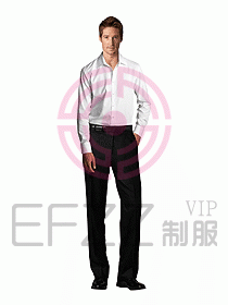 男裝長袖襯衫053