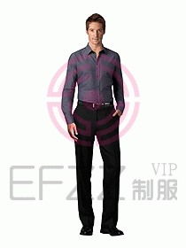 男裝長袖襯衫066