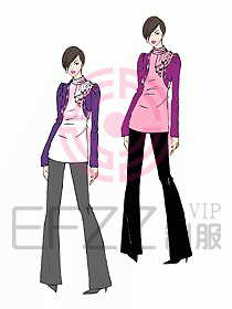 專(zhuān)柜營(yíng)業(yè)員服裝458