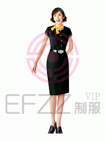 接待服務(wù)員服裝074