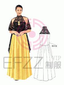 夜總會咨客服裝028