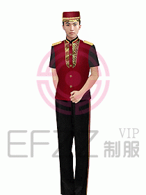 酒店門童制服115