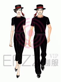 酒店門童制服123