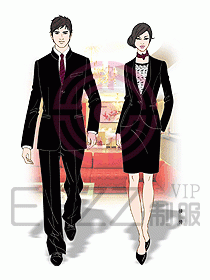 前廳大堂服務(wù)生制服190