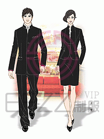 前廳大堂服務(wù)生制服192