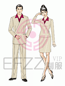 前廳大堂服務(wù)生制服228