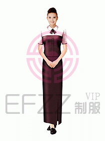 西餐咨客服裝091