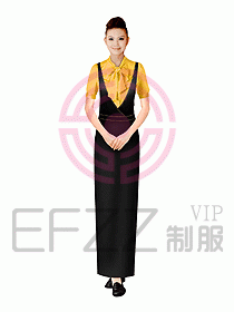 西餐咨客服裝106