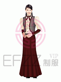 西餐服務(wù)生服裝135