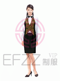 西餐服務(wù)生服裝173
