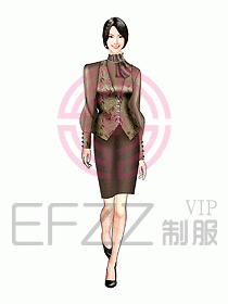 西餐服務(wù)生服裝249