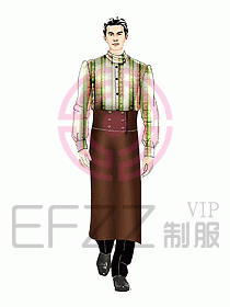 西餐服務(wù)生服裝253