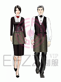 西餐服務(wù)生服裝261