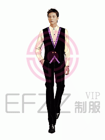 西餐服務(wù)生服裝265