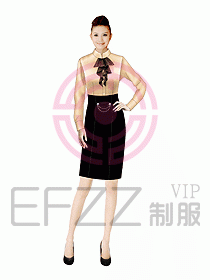 西餐服務(wù)生服裝305