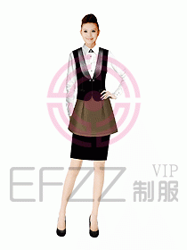 西餐服務(wù)生服裝328