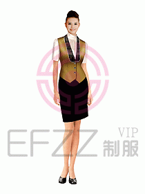 西餐服務(wù)生服裝336