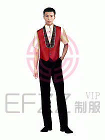 西餐服務(wù)生服裝347