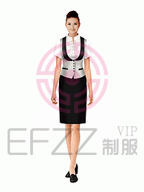 西餐服務(wù)生服裝356