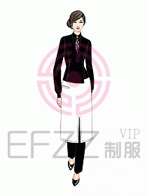 西餐服務(wù)生服裝383