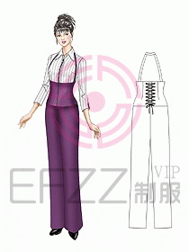 西餐服務(wù)生服裝402