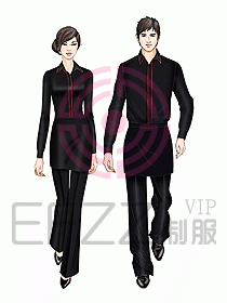 西餐服務(wù)生服裝409