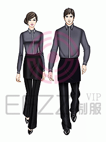 西餐服務(wù)生服裝411