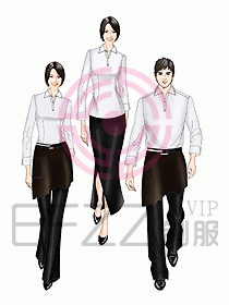 西餐服務(wù)生服裝415