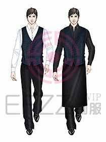 西餐服務(wù)生服裝419