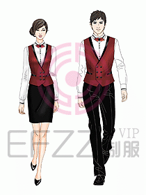 西餐服務(wù)生服裝453