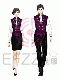 西餐服務(wù)生服裝464