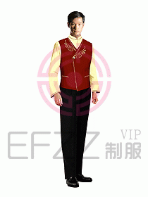 中餐服務(wù)員制服136