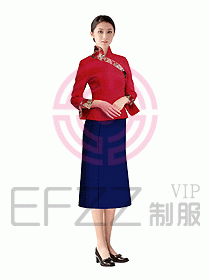 中餐服務(wù)員制服258