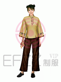 中餐服務(wù)員制服314